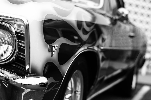Hot Rod Flames & Chrome - American Steel (Classic Car Photographer)