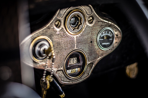 Vintage Hot Rod Detail - American Steel (Classic Car Photography)