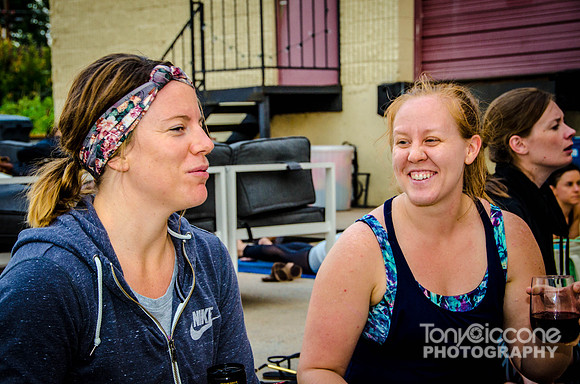 Denver outdoor yoga classes in the RiNo Art District