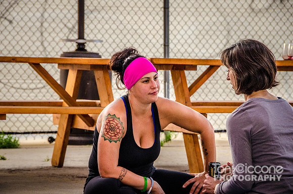 Denver outdoor yoga classes in the RiNo Art District