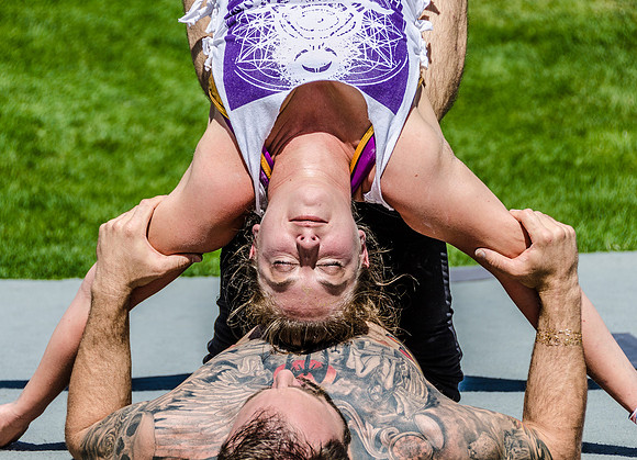 AcroYoga with High Frequency Loft | Taos Yoga Festival at KTAOS Solar Center | Photo #8