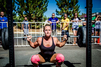 Back Squats at Girls Gone Rx | Denver Fitness Photography