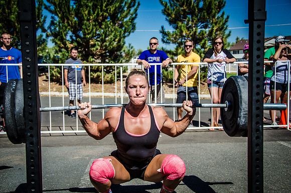 Back Squats at Girls Gone Rx | Denver Fitness Photography