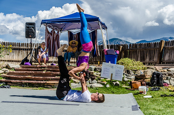 AcroYoga with High Frequency Loft | Taos Yoga Festival at KTAOS Solar Center | Photo #20