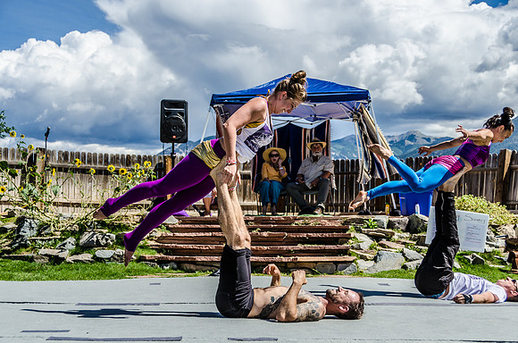 AcroYoga with High Frequency Loft | Taos Yoga Festival at KTAOS Solar Center | Photo #19