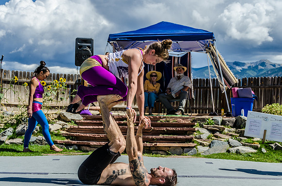 AcroYoga with High Frequency Loft | Taos Yoga Festival at KTAOS Solar Center | Photo #16
