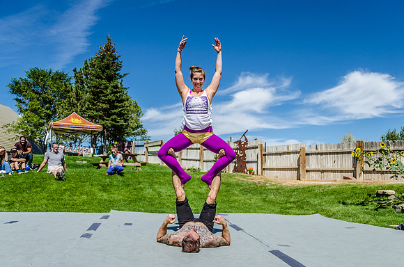 AcroYoga with High Frequency Loft | Taos Yoga Festival at KTAOS Solar Center | Photo #15