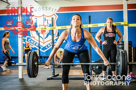 Denver Fitness Photography of Crossfit Women | Crossfit Cherry Creek Triple Threat Competition