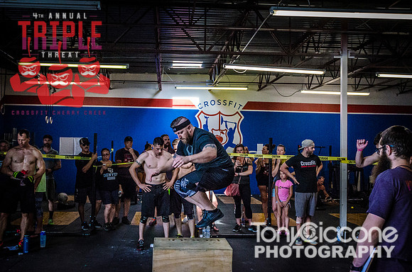Denver event photography at Crossfit Cherry Creek's Triple Threat Competition | Crossfit Men's Open WOD 6