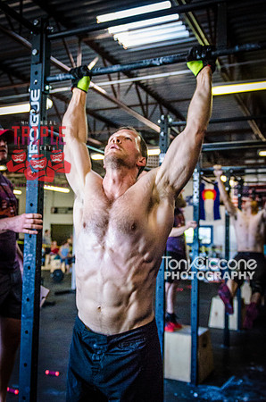 Denver event photography at Crossfit Cherry Creek's Triple Threat Competition | Crossfit Men's Open WOD 13