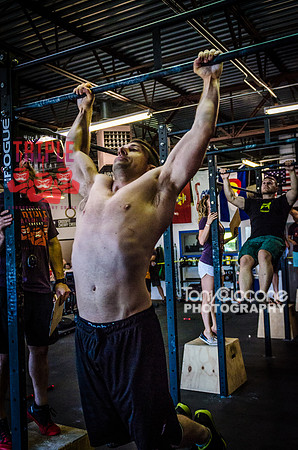 Denver event photography at Crossfit Cherry Creek's Triple Threat Competition | Crossfit Men's Open WOD 14