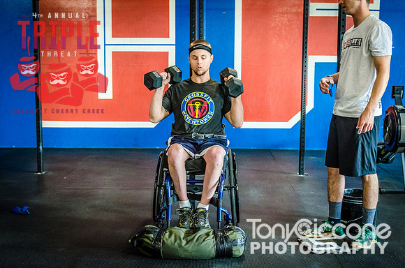 Denver fitness sports photography of Crossfit Men at Denver, Colorado's CFCC Triple Threat Crossfit Event.