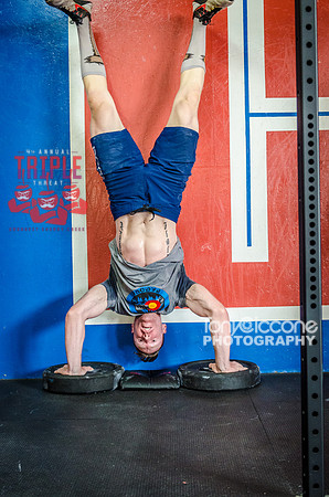 Denver fitness event photography of Crossfit Men's RX | CFCC Triple Threat Crossfit Competition