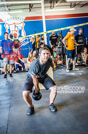 Denver sports event photography of Men's RX CFCC Triple Threat Crossfit Workout