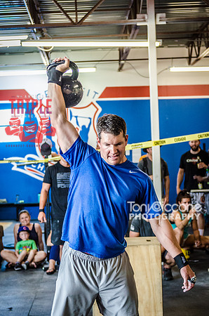 Denver sports event photography of Men's RX CFCC Triple Threat Crossfit Workout