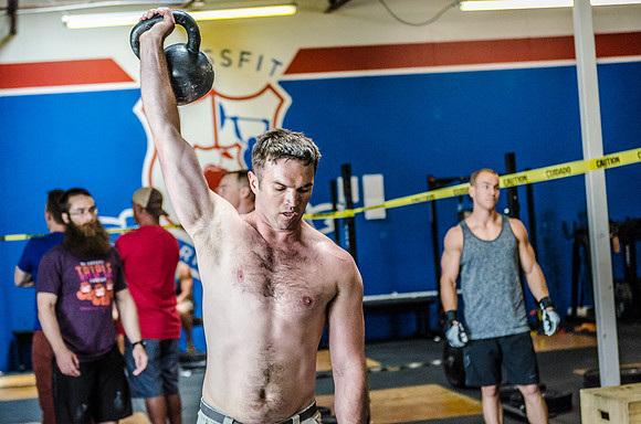 Crossfit Event Fitness Photography of Crossfit Cherry Creek's Triple Threat | Volunteer's WOD