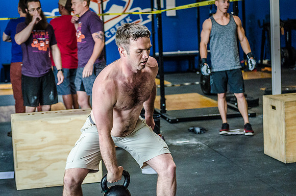 Crossfit Event Fitness Photography of Crossfit Cherry Creek's Triple Threat | Volunteer's WOD
