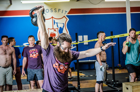 Crossfit Event Fitness Photography of Crossfit Cherry Creek's Triple Threat | Volunteer's WOD