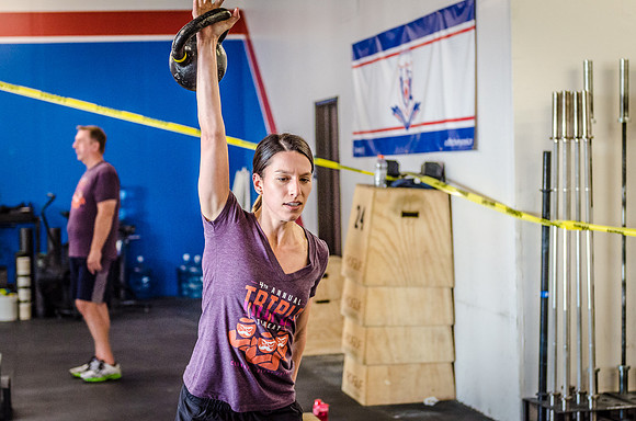 Crossfit Event Fitness Photography of Crossfit Cherry Creek's Triple Threat | Volunteer's WOD