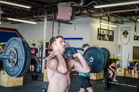 Crossfit Event Fitness Photography of Crossfit Cherry Creek's Triple Threat | Volunteer's WOD