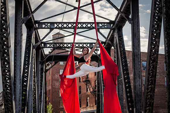 Aerial Silk Siren | Caroline Lange | Denver Aerial Yoga Photography
