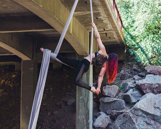 Denver Aerial Dancing & Yoga Photography of Caroline Lange