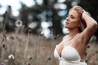 A Romantic Outdoor Boudoir Session With Wild Flowers