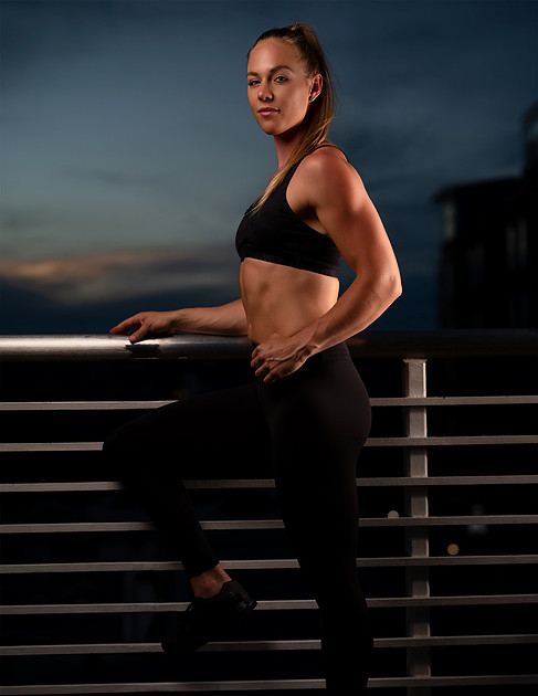 Urban Fitness Photoshoot with Fitness Model.