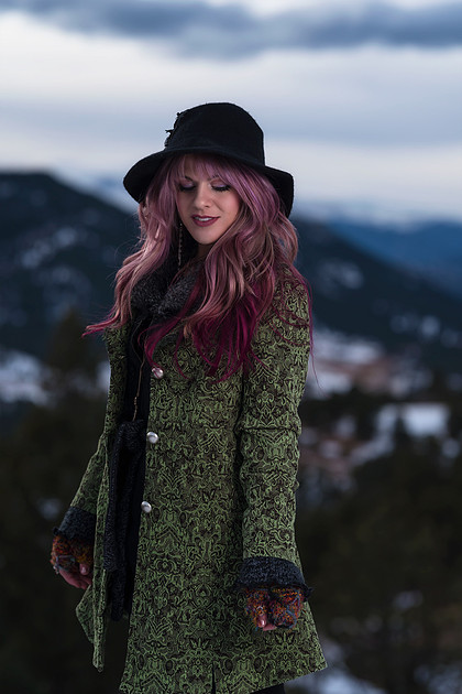 Winter hats portrait shoot.