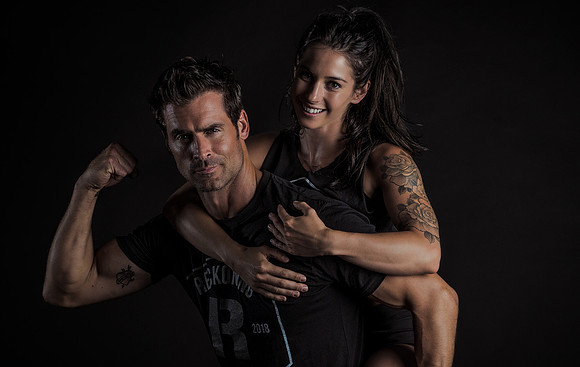 Denver Fitness Photographer | Gym photoshoot of fitness couple.